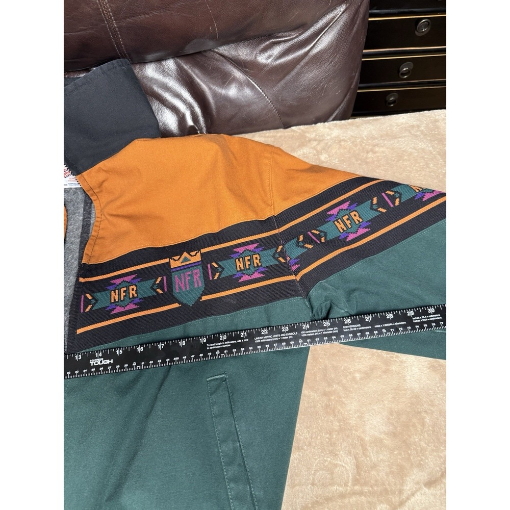 Vintage 90s NFR National Finals Rodeo Jacket XL Made USA Southwestern Western - Picture 13 of 16